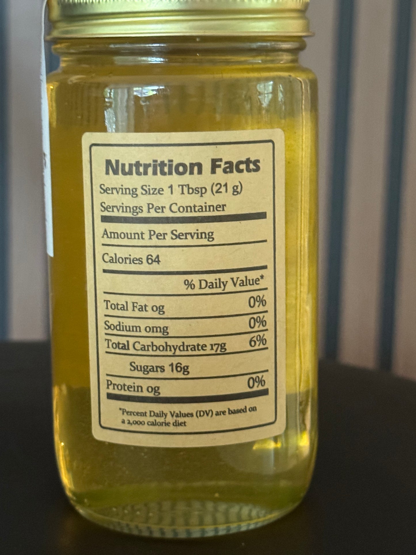 1lb 100% Pure Raw Wildflower Honey