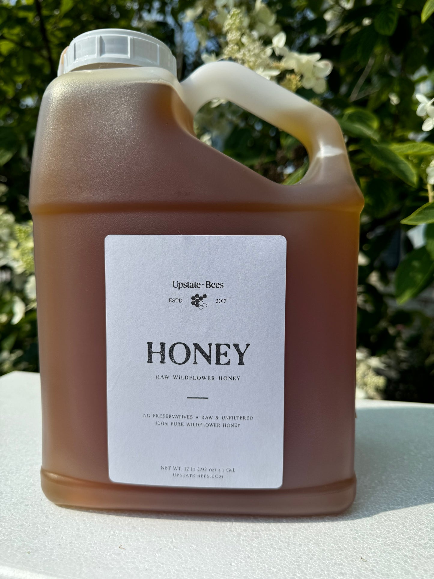 1 Gallon Wildflower Honey, NY State Raw unpasteurized, organic, Delicious Honey FREE SHIPPING!