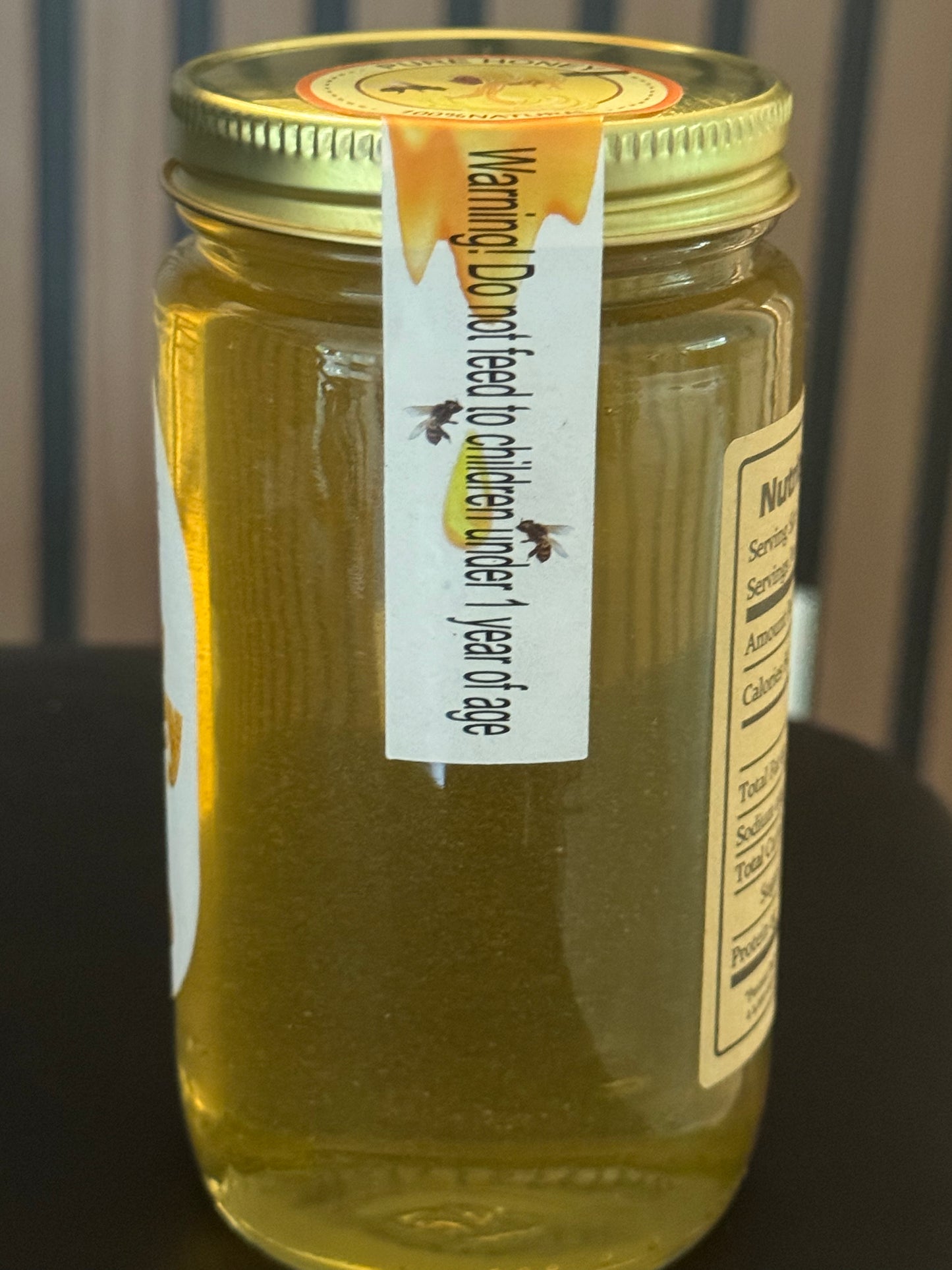 1lb 100% Pure Raw Wildflower Honey